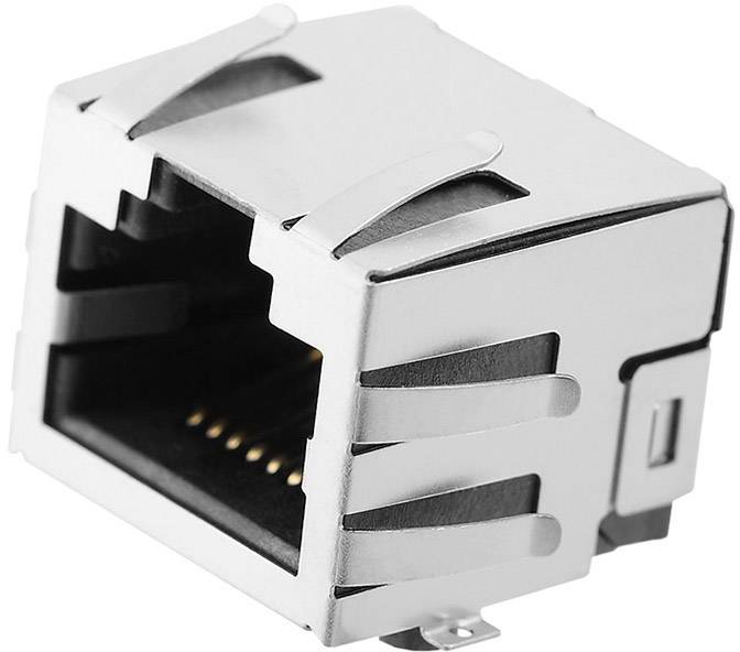 encitech RJJS-88-SMT-WF RJ45 plug connector 2101-0120-02 Socket, horizontal mount No. of pins (RJ) 8P8C Metal