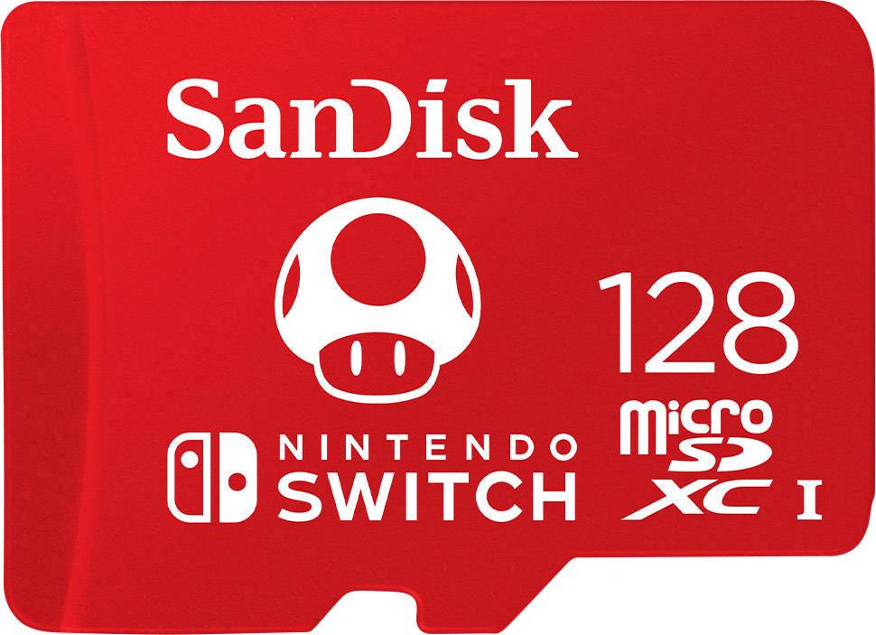 SanDisk Extreme Nintendo Switch™ microSDXC card 128 GB UHS-I, UHS-Class 3 Compatible with Nintendo Switch™