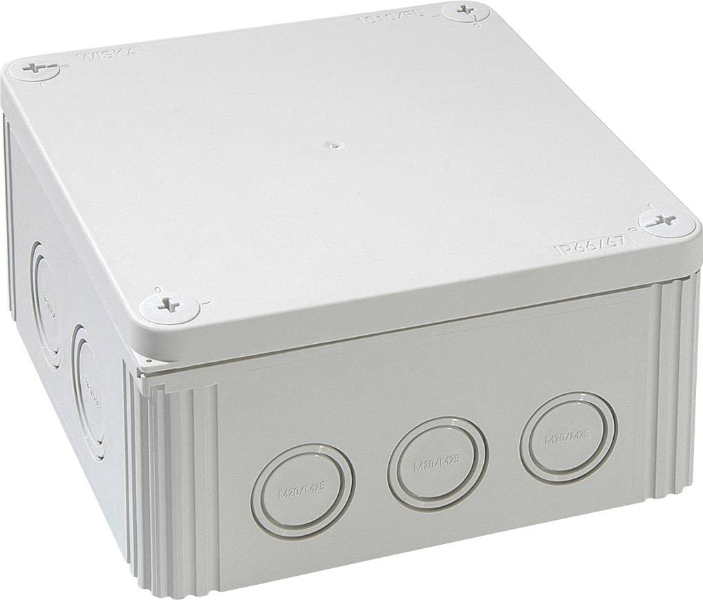 Wiska 10060705 Junction box (L x W x H) 140 x 140 x 82 mm Grey-white (RAL 7035) IP66/IP67 1 pc(s)