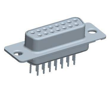 FCI DA15S364TLF D-SUB receptacles 180 ° Number of pins: 15