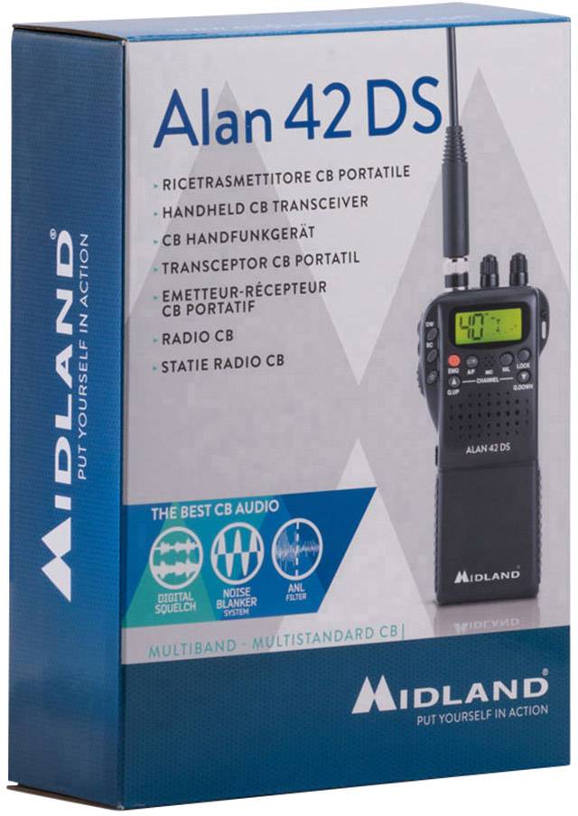 Midland Alan 42 DS C1267 CB handheld radio transceiver