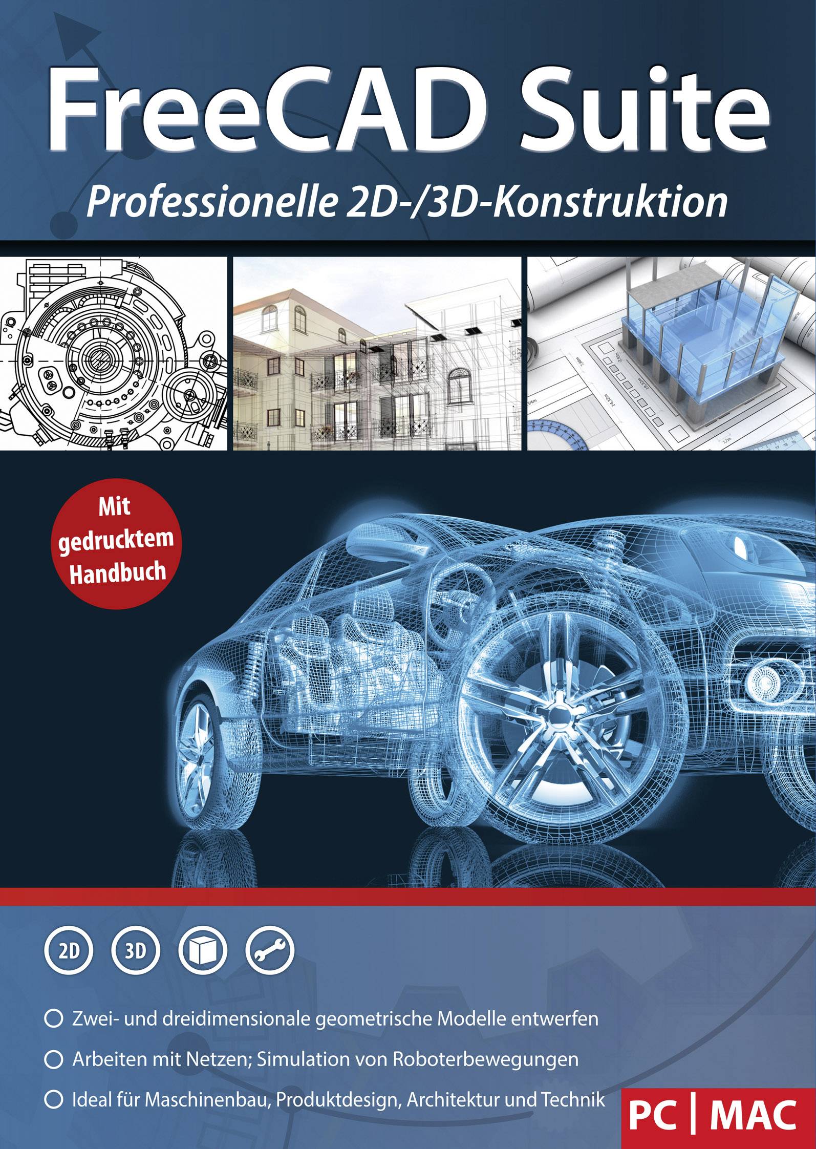 Markt & Technik 1900433 FreeCAD Suite Full version, 1 licence Windows CAD