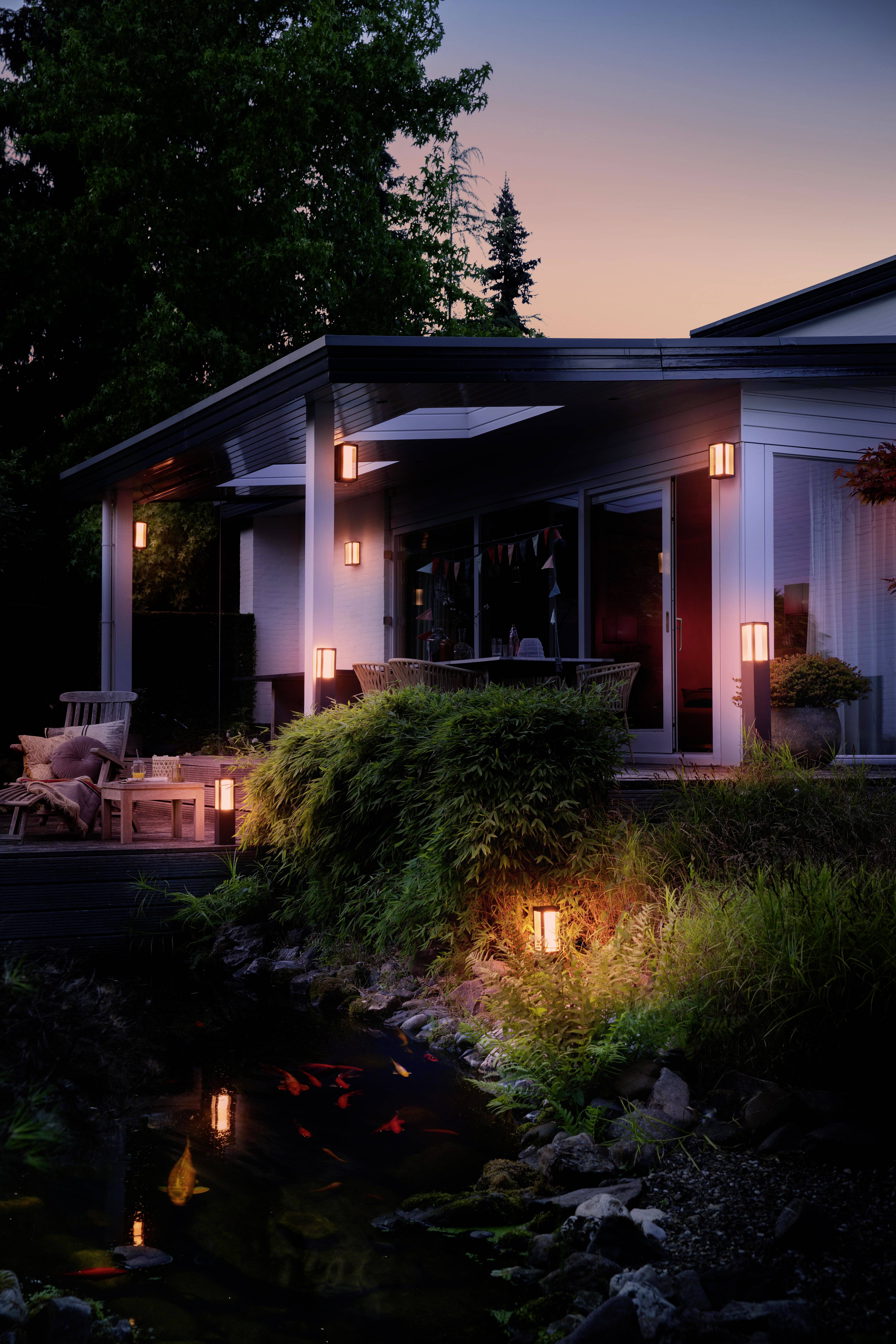 Philips Lighting Hue LED outdoor free standing light 17432/30/P7 Impress Built-in LED 16 W RGBW