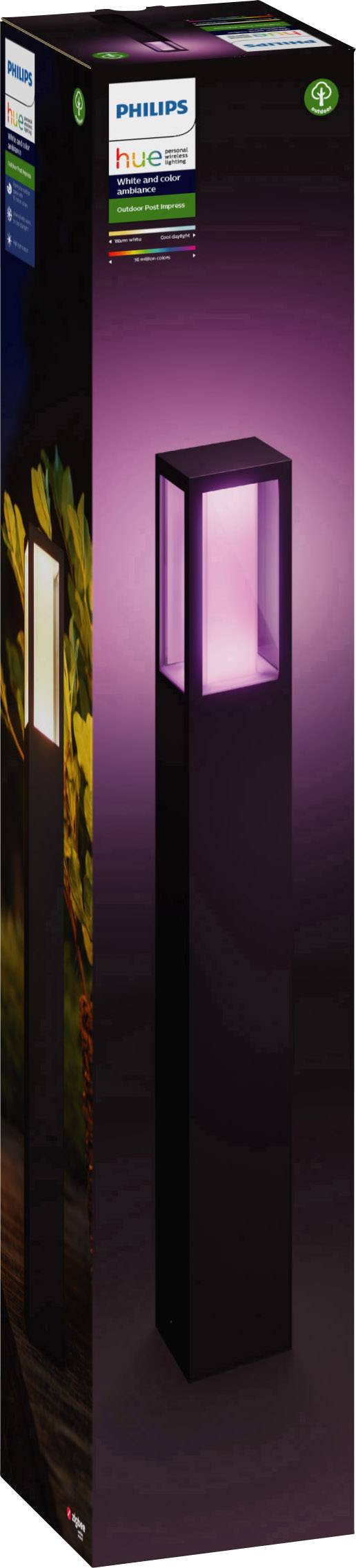 Philips Lighting Hue LED outdoor free standing light 17432/30/P7 Impress Built-in LED 16 W RGBW