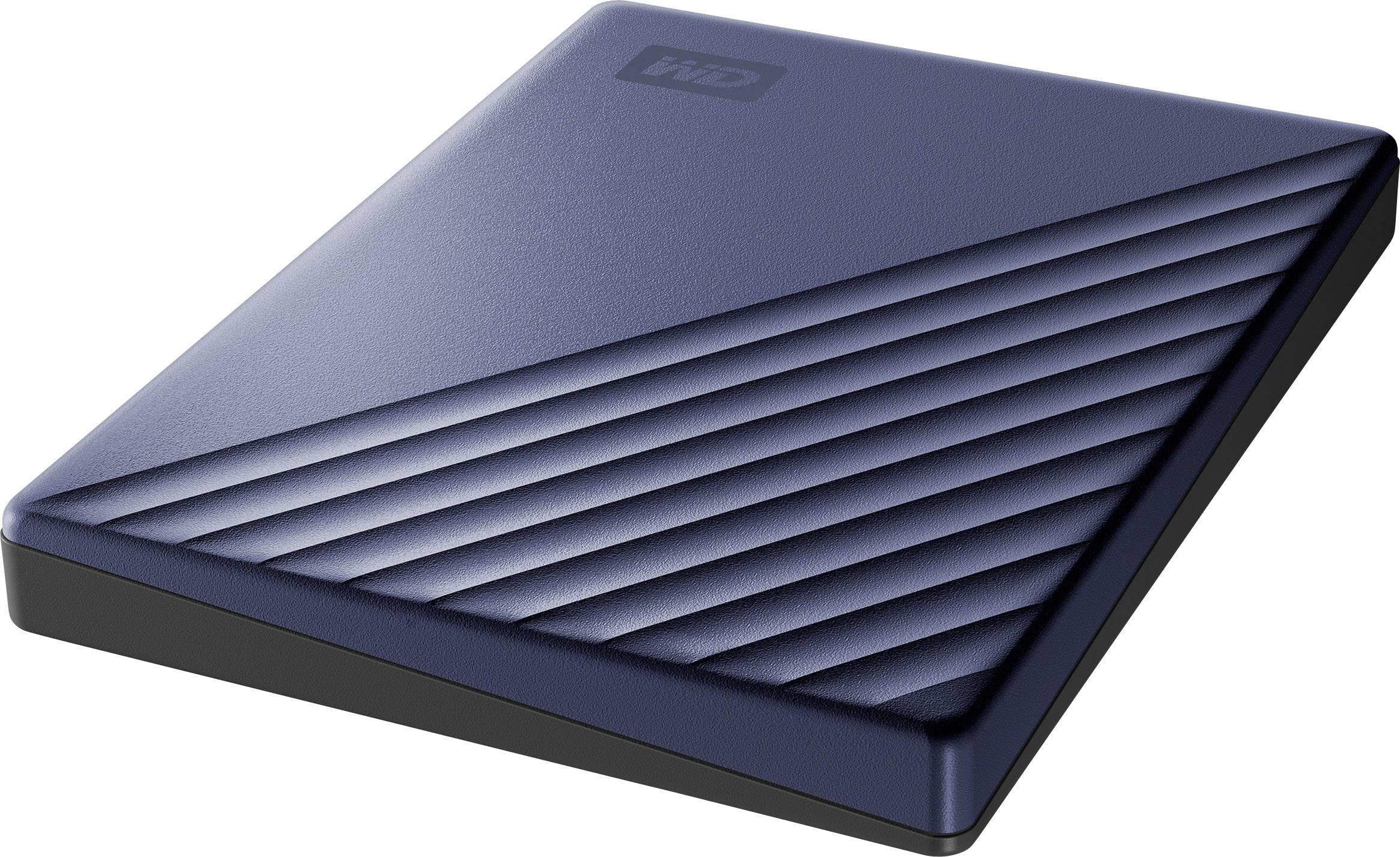 WD My Passport Ultra 2 TB 2.5" external hard drive USB C® Blue WDBC3C0020BBL-WESN
