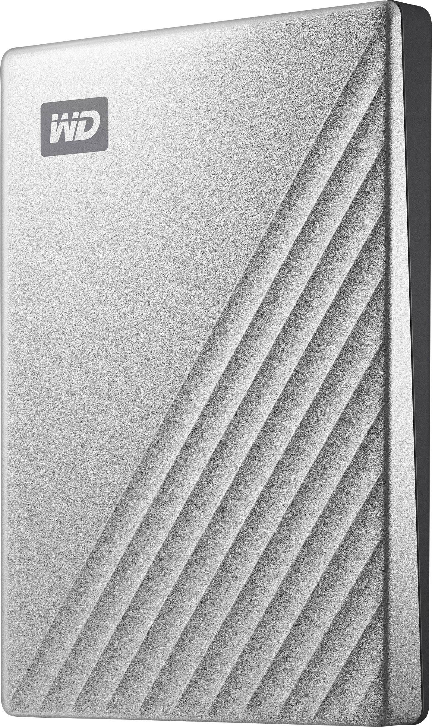 WD My Passport Ultra for Mac 2 TB 2.5" external hard drive USB C® Silver WDBKYJ0020BSL-WESN