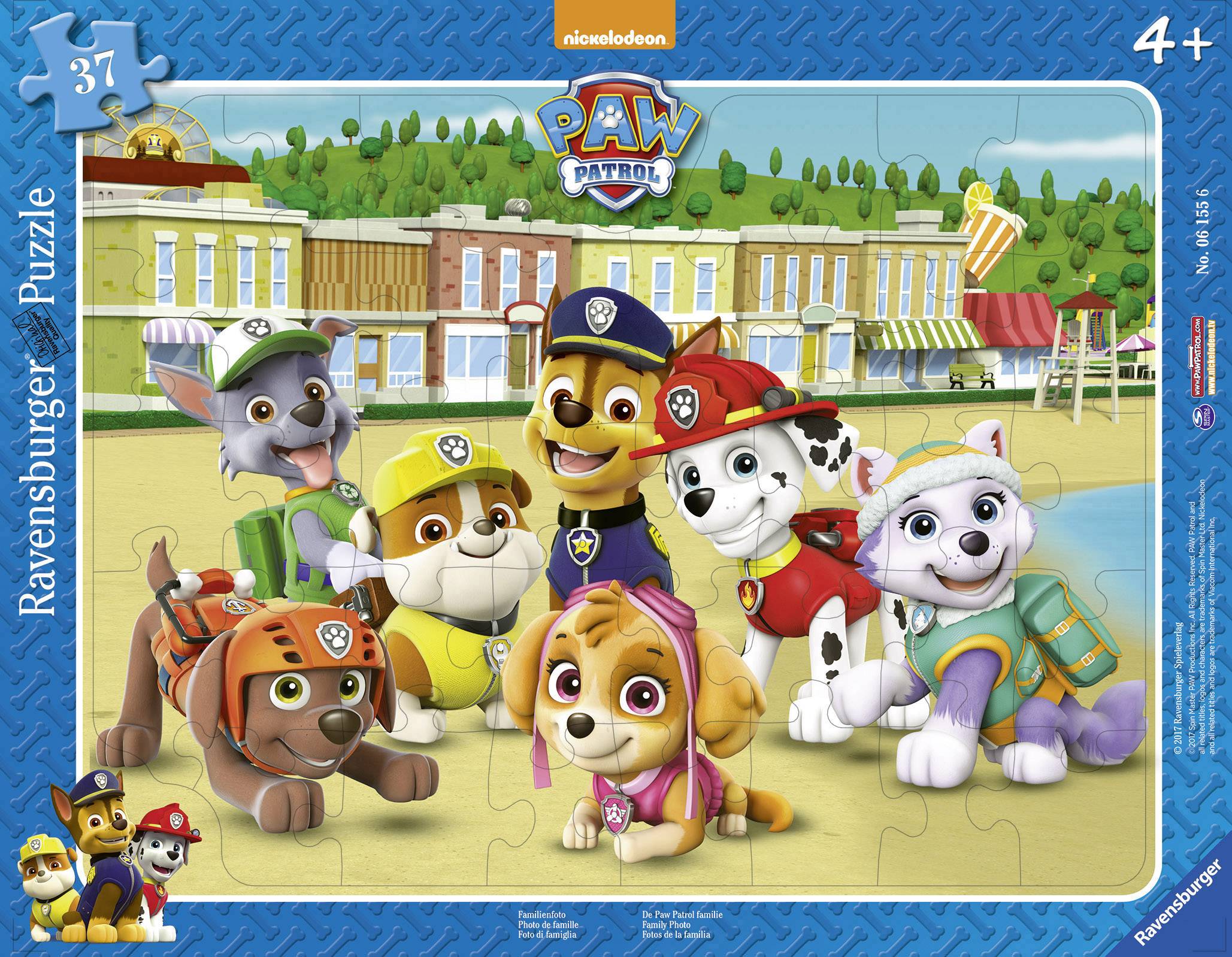 Children's Puzzle - Paw Patrol, family photo 06155 Kinderpuzzle - Paw Patrol, Familienfoto 1 pc(s)