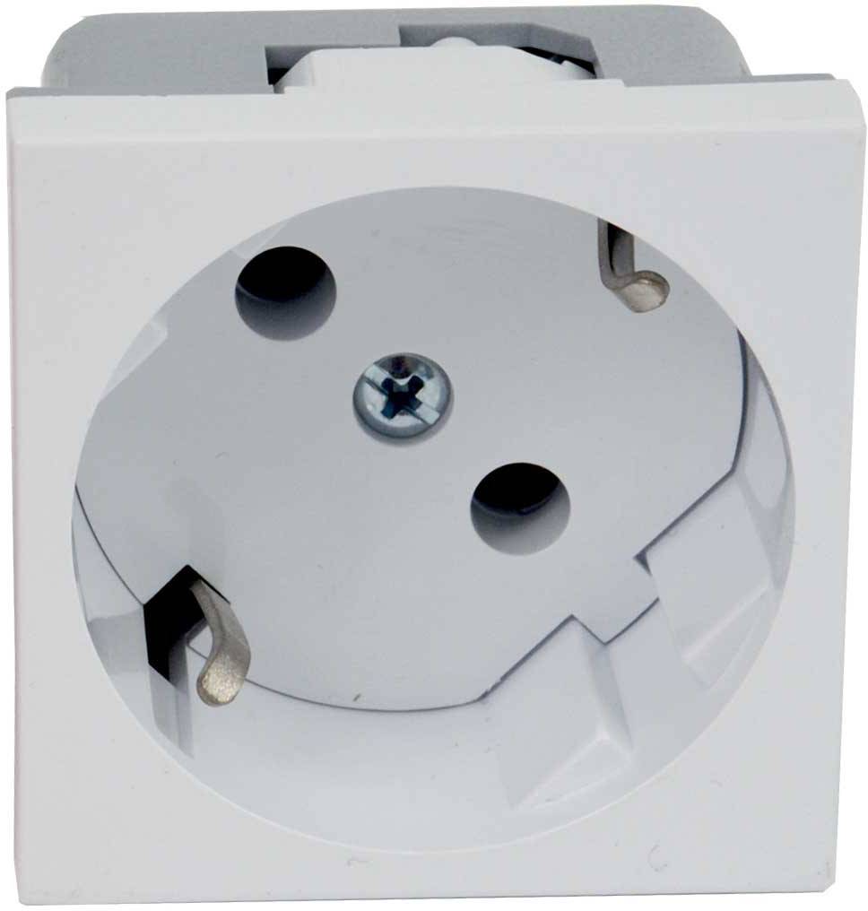 KOPOS QS 45x45_HB Inset Mains outlet (1x) (L x W) 45 mm x 45 mm 1 pc(s) White