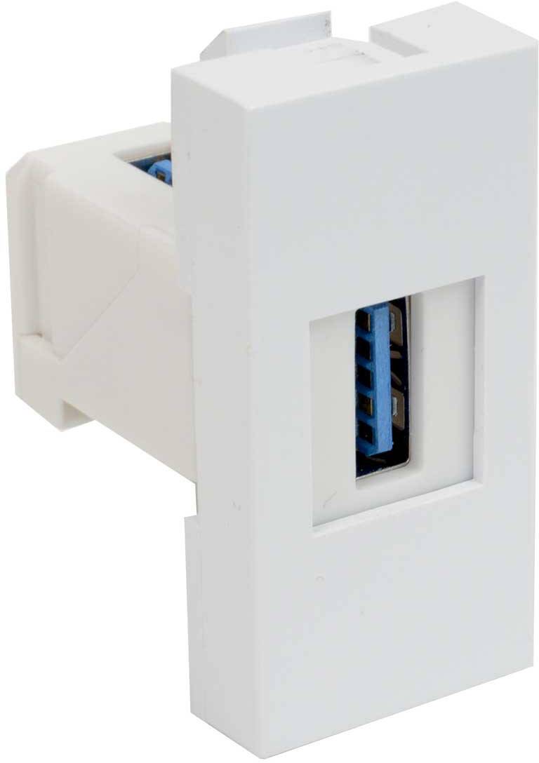 KOPOS QD 45X22.5-USB_HB Inset IT module (W x H) 22.5 mm x 45 mm 1 pc(s) White