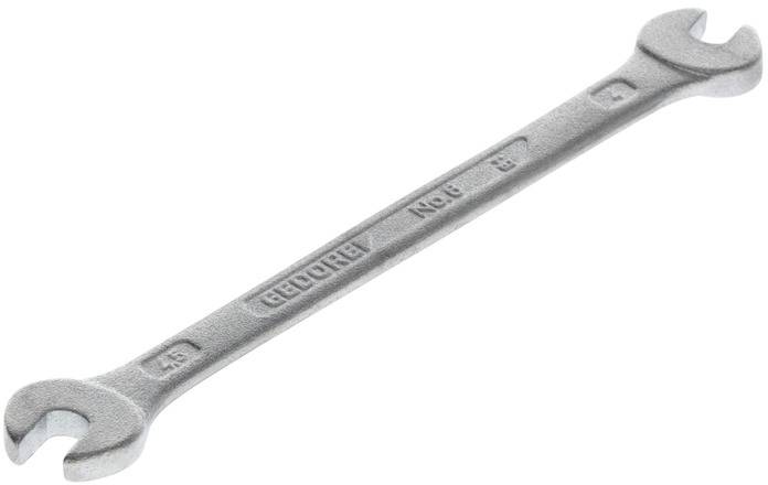 Gedore 6063400 6 4X4,5 Double-ended open ring spanner Spanner size (metric) 4 - 4.5 mm