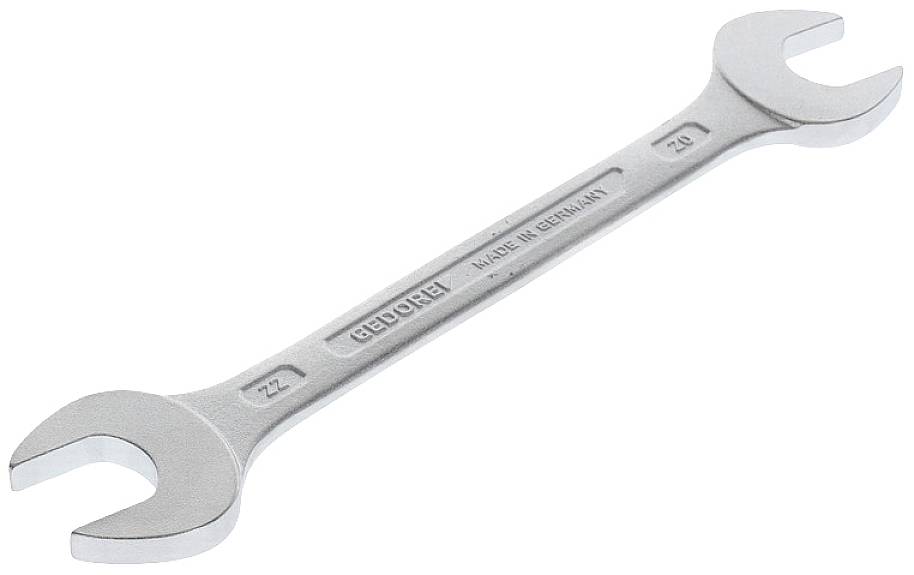 Gedore 6066850 6 20X22 Double-ended open ring spanner Spanner size (metric) 20 - 22 mm