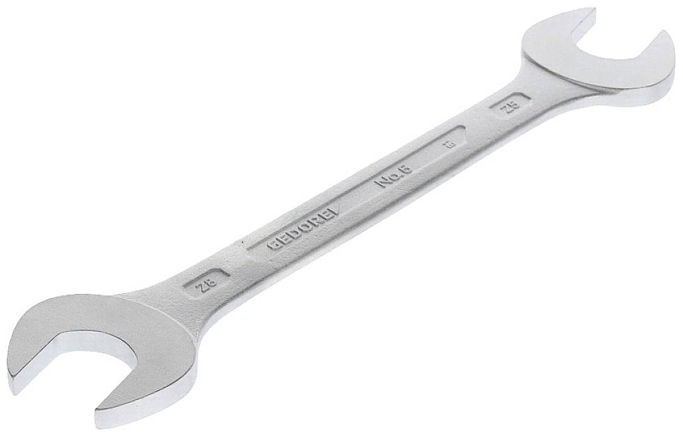 Gedore 6067740 6 25X28 Double-ended open ring spanner Spanner size (metric) 25 - 28 mm