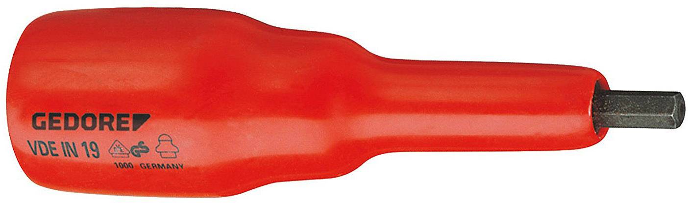 Gedore VDE IN 19 6 6124560 Allen VDE screwdriver bit 6 mm 1/2" (12.5 mm)