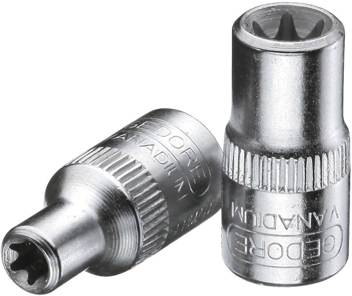 Two silver metal star-profile nuts, one lying down, one standing up. Both have embossed markings on their surface.
