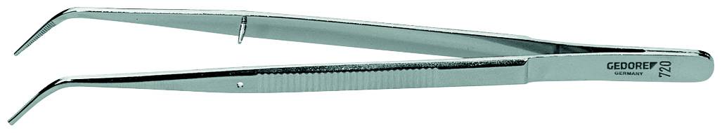 Gedore 6556270 Disposable tweezers Pointed, curved 150 mm