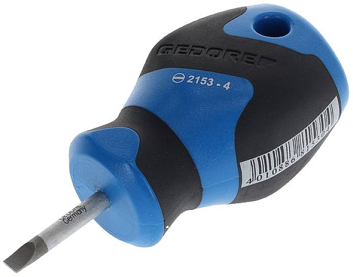 Gedore 2153 4 Slotted screwdriver Blade width: 4 mm Blade length: 25 mm