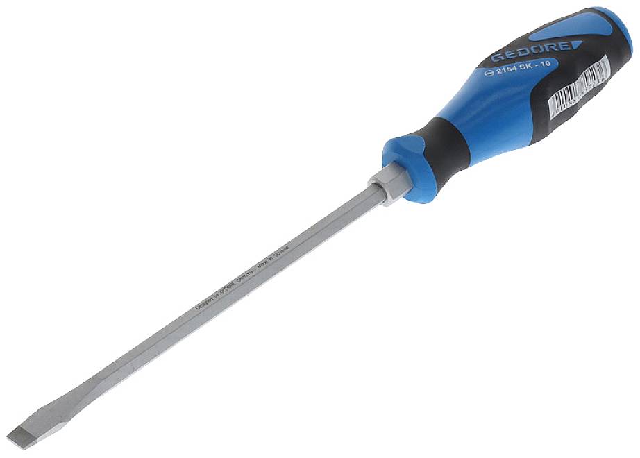 Gedore 2154SK 10 Slotted screwdriver Blade width: 10 mm Blade length: 200 mm