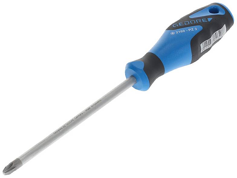 Gedore 2160 PZ 3 6684270 Phillips screwdriver PZ 3 Blade length: 150 mm DIN ISO 8764