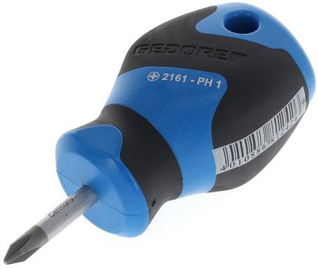 Gedore 2161 PH 1 1482440 Phillips screwdriver PH 1 Blade length: 25 mm DIN ISO 8764