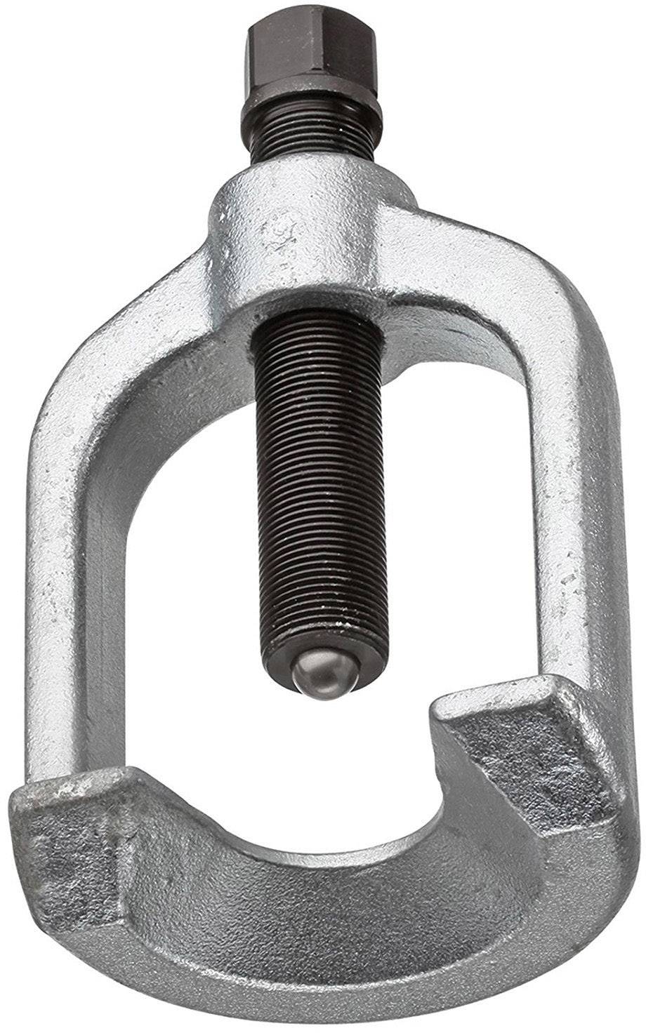 Metal puller tool with screw mechanism, used for removing tightly fitted parts.
