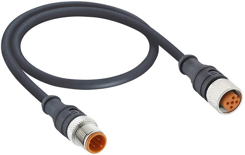 Lutronic 1097 Sensor/actuator cable M12 Plug, straight 1.50 m No. of pins (RJ): 5 1 pc(s)