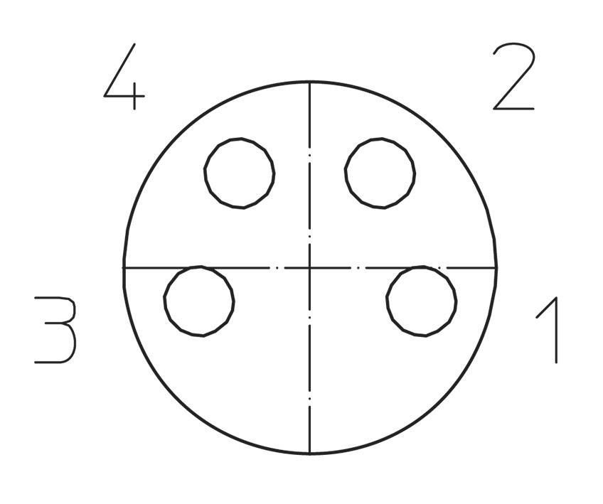 Lutronic 1028 Sensor/actuator connector (pre-fab) M8 Connector, straight 2.00 m No. of pins (RJ): 4 1 pc(s)