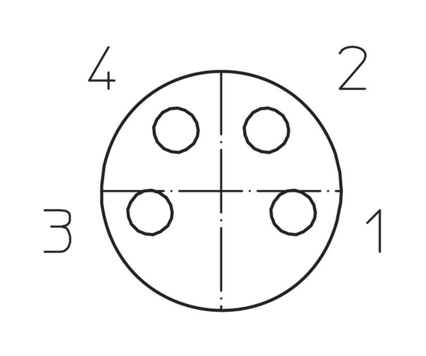 Lutronic 1049 Sensor/actuator connector (pre-fab) M8 Connector, right angle 2.00 m No. of pins (RJ): 4 1 pc(s)