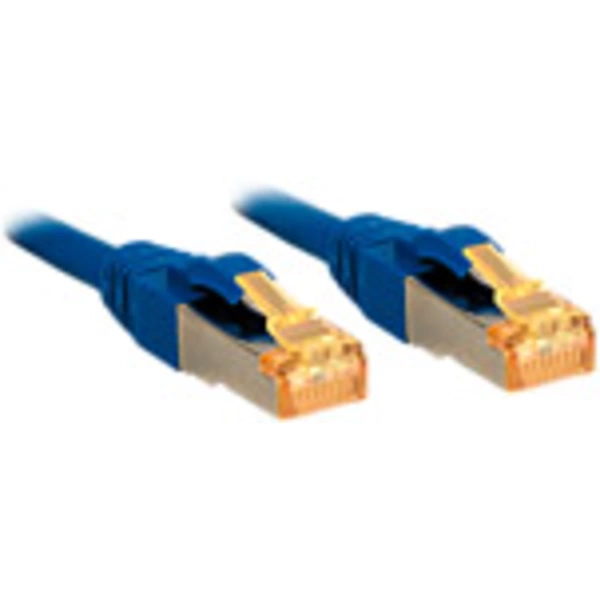 LINDY 47275 RJ45 Network cable, patch cable CAT 6 S/FTP 0.30 m Blue 1 pc(s) LINDY 47275 RJ45 Network cable, patch cable CAT 6 S/FTP 0.30 m Blue 1 pc(s)