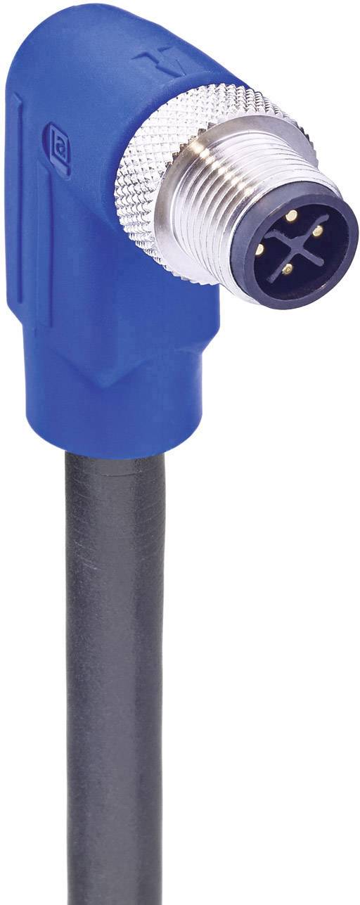 Lumberg Automation 934852003 Sensor/actuator connector (pre-fab) M12 Plug, right angle 10.00 m No. of pins (RJ): 3+PE 1 pc(s)