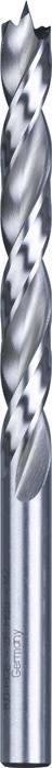 Illustrated is a cylindrical milling tool with spiral cutting edges made of gleaming metal, suitable for milling operations in industry.