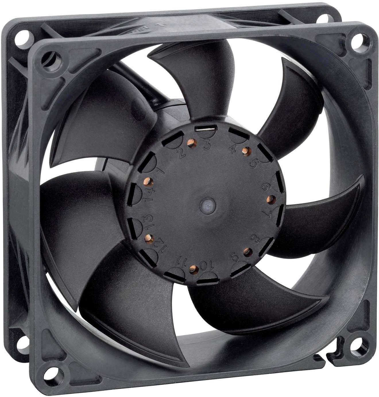 EBM Papst 8452/2N Axial fan 24 V DC 67 m³/h (L x W x H) 80 x 80 x 25 mm