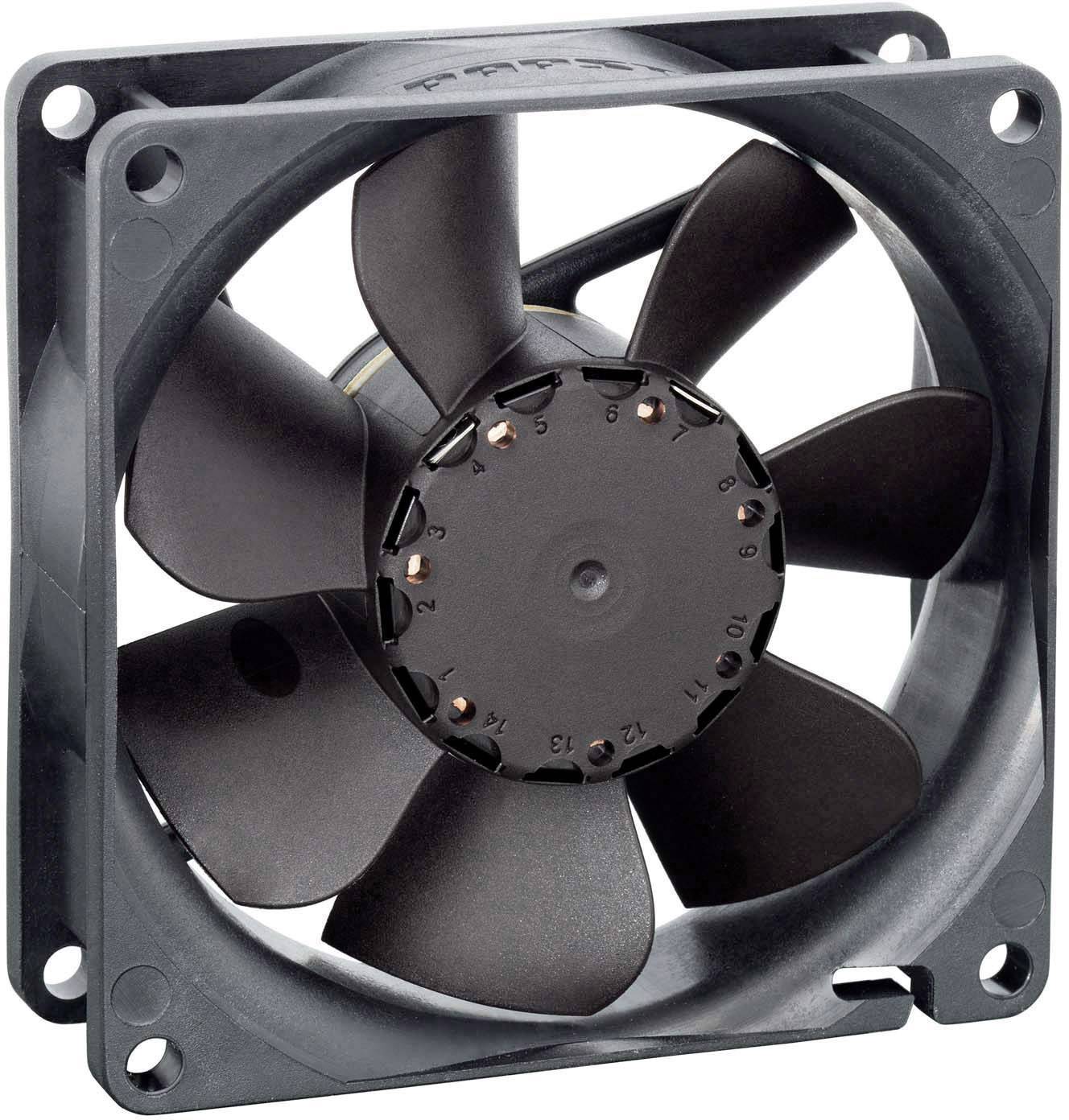 EBM Papst 8414NL Axial fan 24 V DC 30 m³/h (L x W x H) 25.4 x 80 x 80 mm