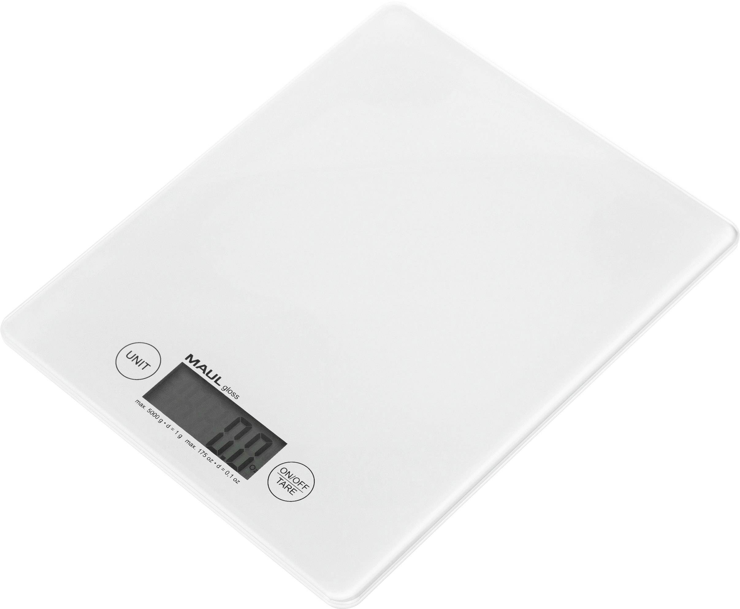 Maul Letter scales Weight range 5000 g Readability 1 g battery-powered White