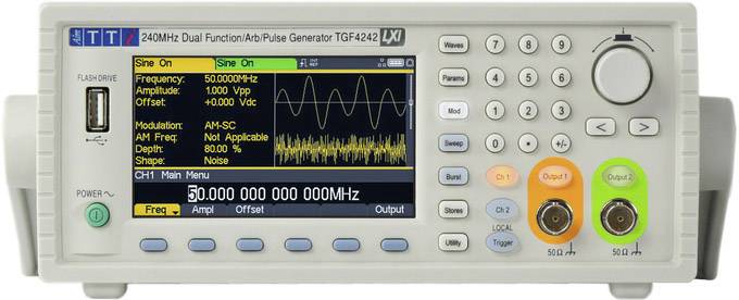 Aim TTi TGF4042 Mains-powered 1 µHz - 40 MHz 2-channel Arbitrary, Triangle, Pulse, Sinus, Rectangle, Noise, Lorentz curve