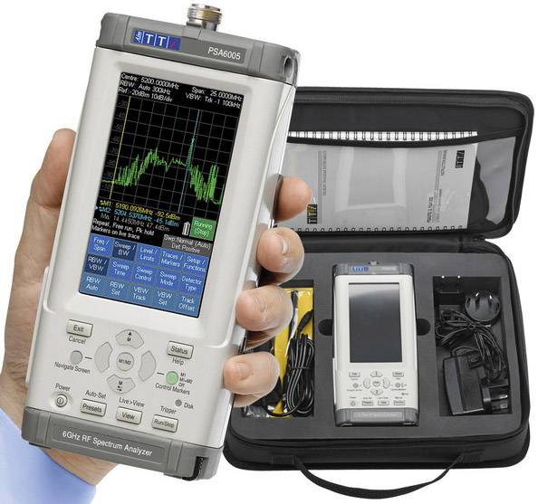 Aim TTi PSA6005USC Spectrum analyzer Manufacturer's standards (no certificate) 5990 MHz Handheld