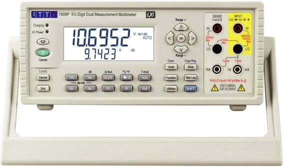 Aim TTi 1908P Bench multimeter Digital Data logger CAT II 600 V, CAT III 300 V