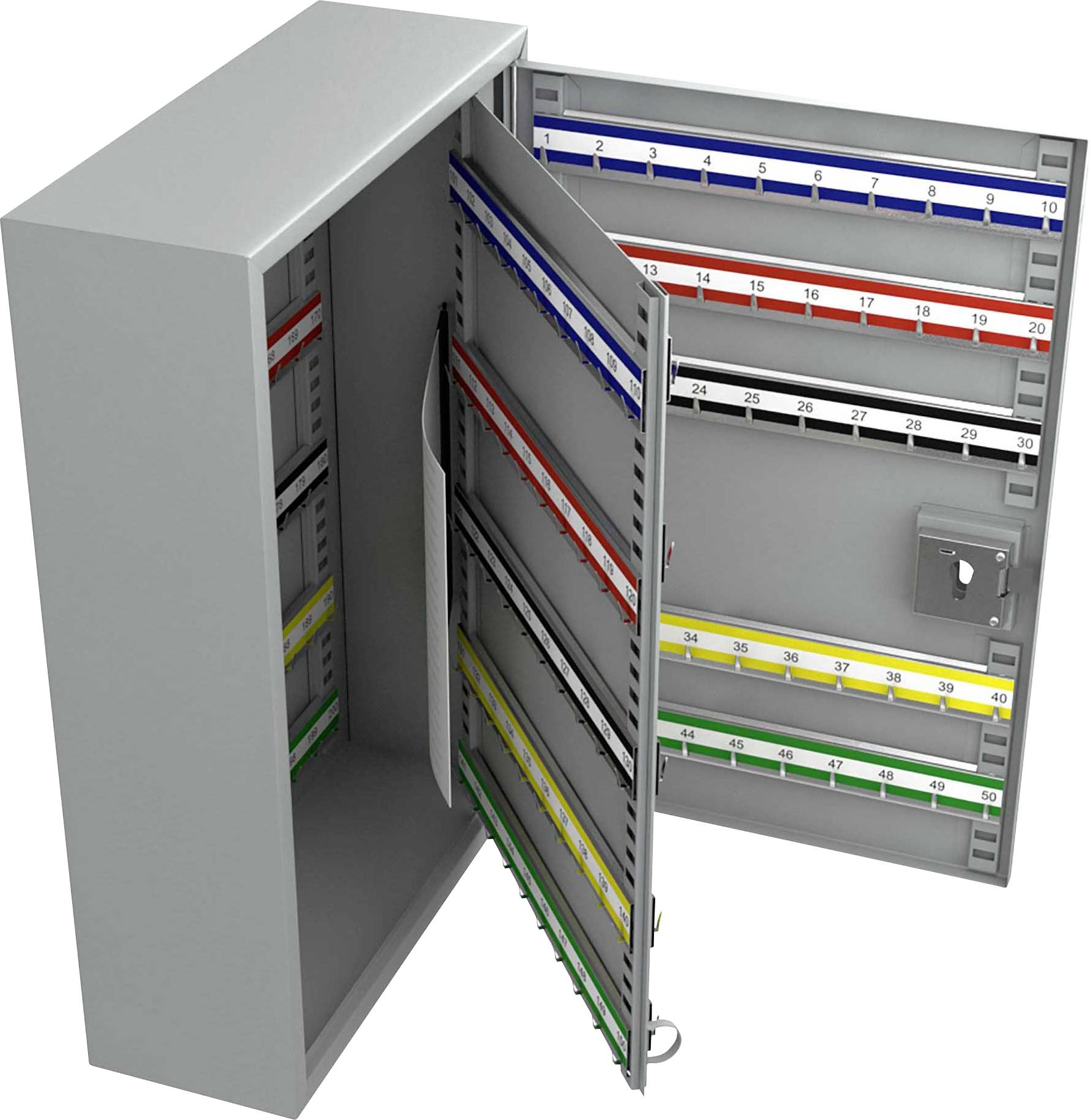 Basi Key cabinet SS 100 PZ 2171-0199 No. of hooks 200 Grey (metal housing)