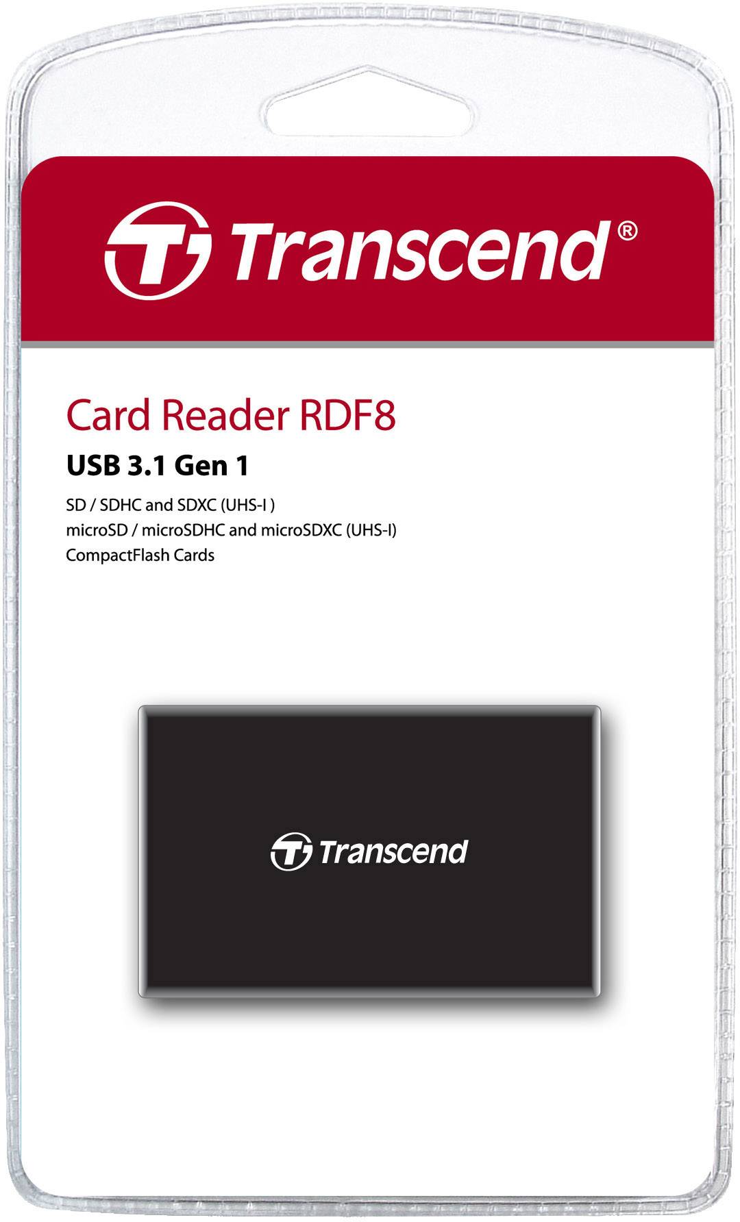 Transcend TS-RDF8K2 External memory card reader USB A (USB 3.2 1st gen)