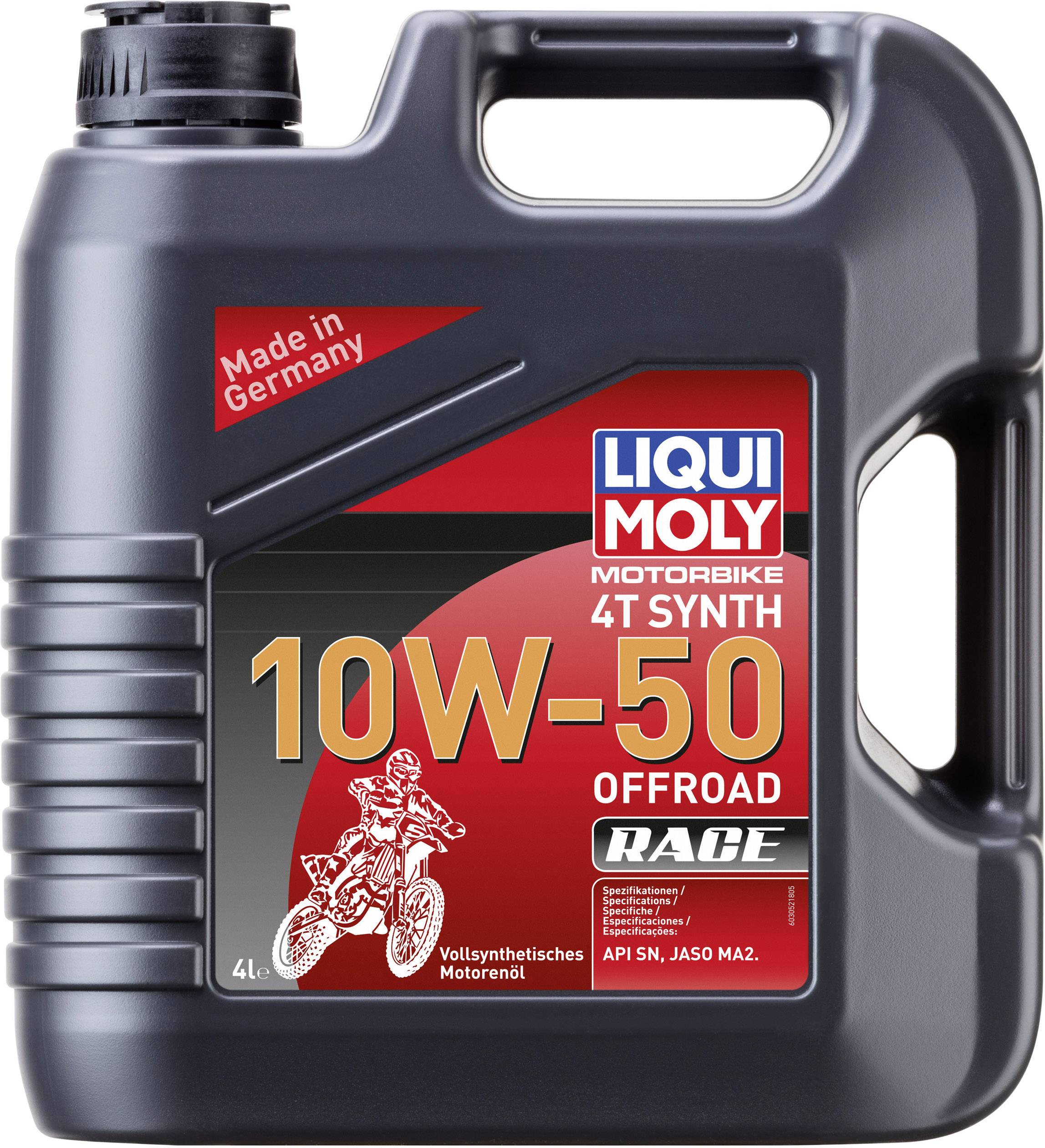 Liqui Moly Motorbike 4T Synth 10W-50 Offroad Race 3052 Engine oil 4 l