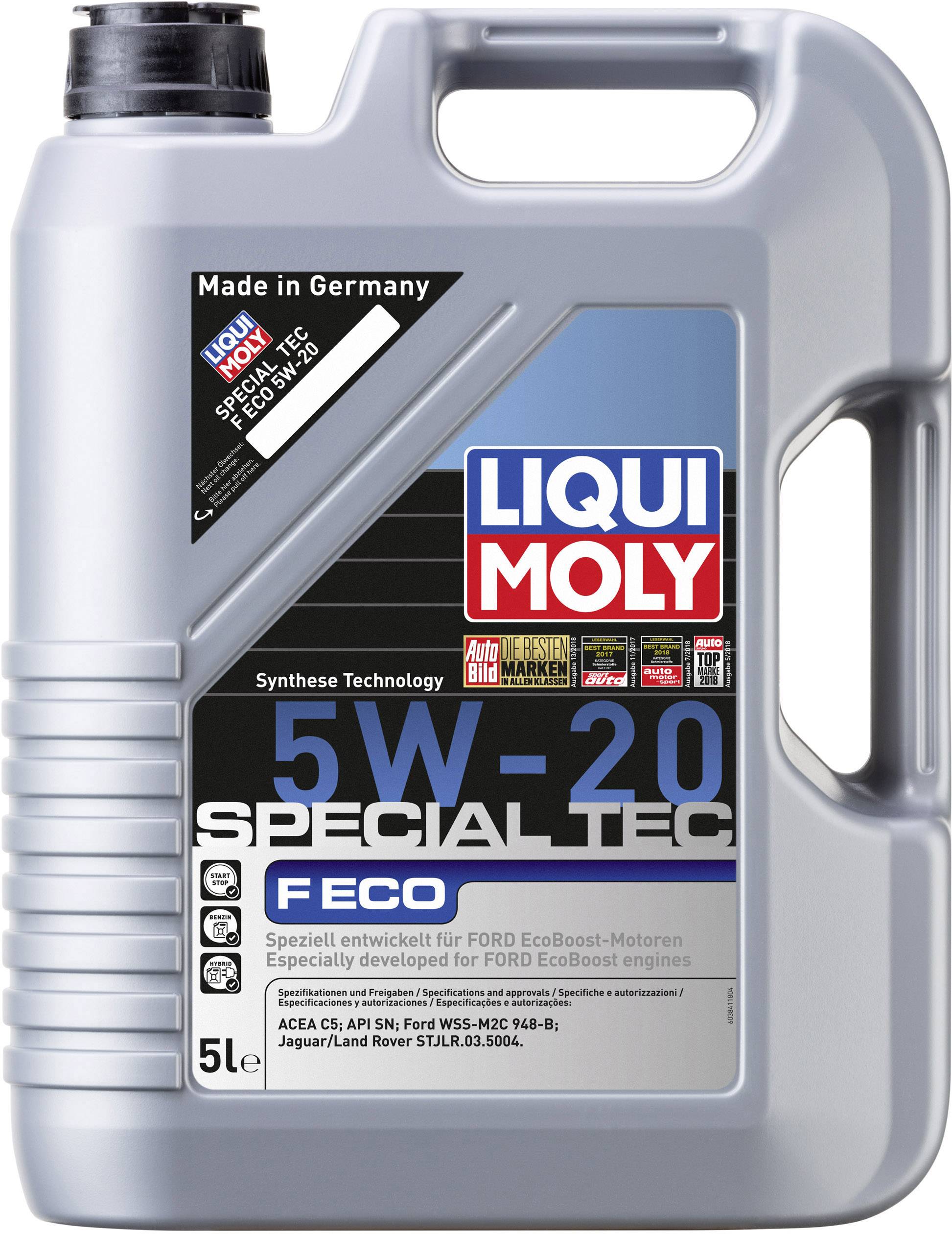 Liqui Moly Special Tec F ECO 5W-20 3841 Engine oil 5 l