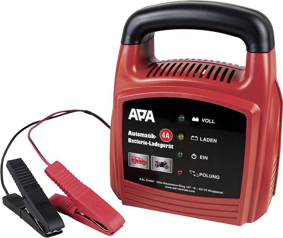 APA 16626 Automatic charger 12 V 27 A, 4 A