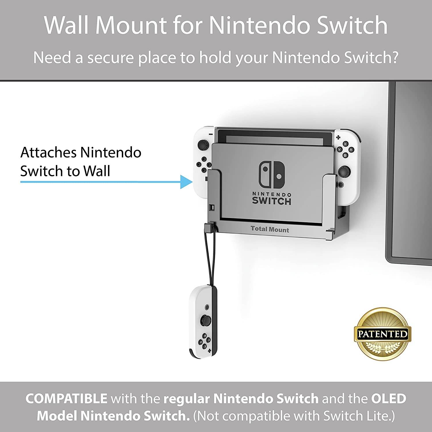 Total Mount Innovelis TotalMount Mounting Frame Wall bracket Nintendo Switch