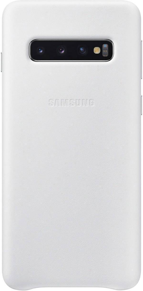 Samsung Leather Back cover Galaxy S10 White