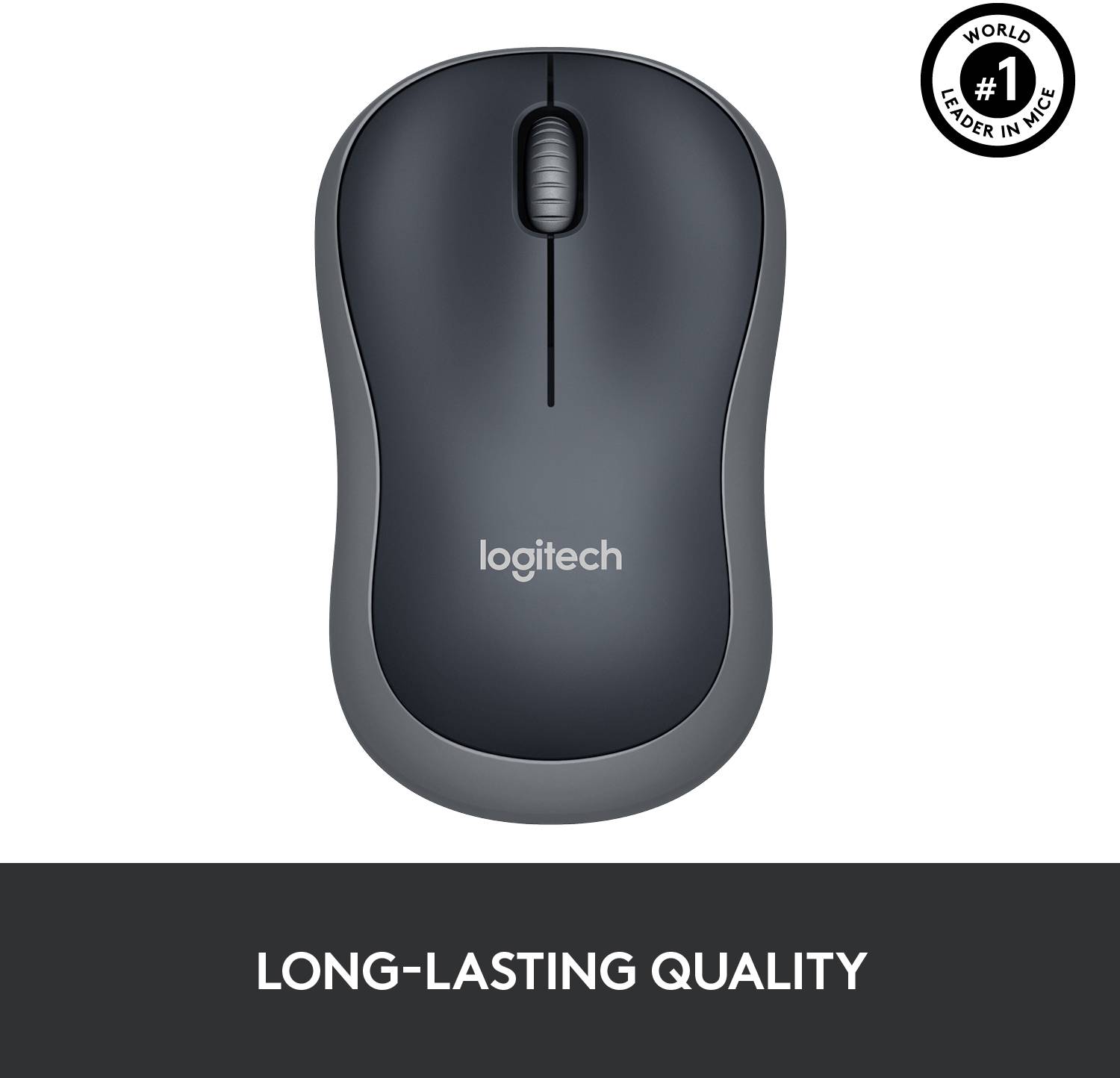 Logitech M185 Mouse Radio Optical Grey 3 Buttons 1000 dpi