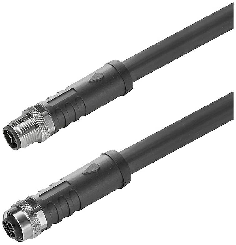 Weidmüller 2050060700 Sensor/actuator cable M12 7.00 m No. of pins (RJ): 2+PE 1 pc(s)