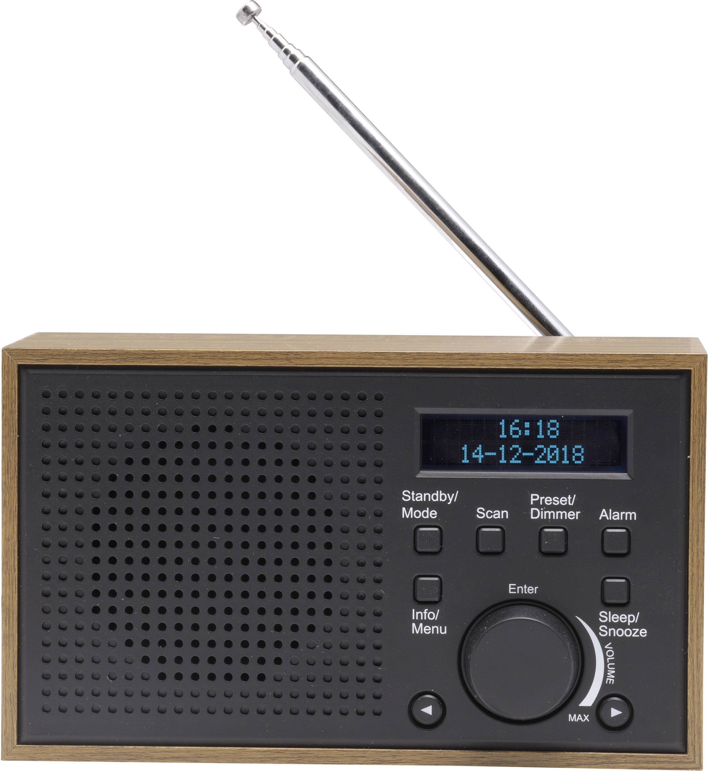 Denver DAB-46 Desk radio DAB+, FM Grey