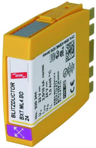 DEHN 920344 BXT ML4 BD 24 Lightning conductor Surge protection for: Switchboards 20 kA 1 pc(s)