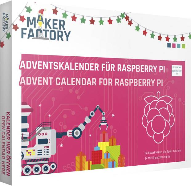 MAKERFACTORY Adventskalender für Raspberry Pi Advent calendar