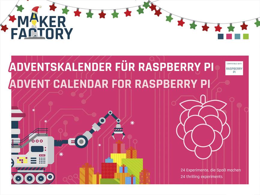 MAKERFACTORY Adventskalender für Raspberry Pi Advent calendar