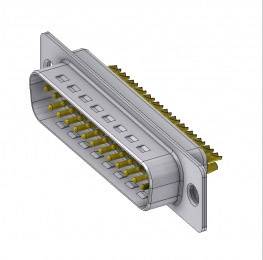 Deltron Connectors DTS25PZ/2 D-SUB plug 180 ° Number of pins: 25 Solder bucket 1 pc(s)